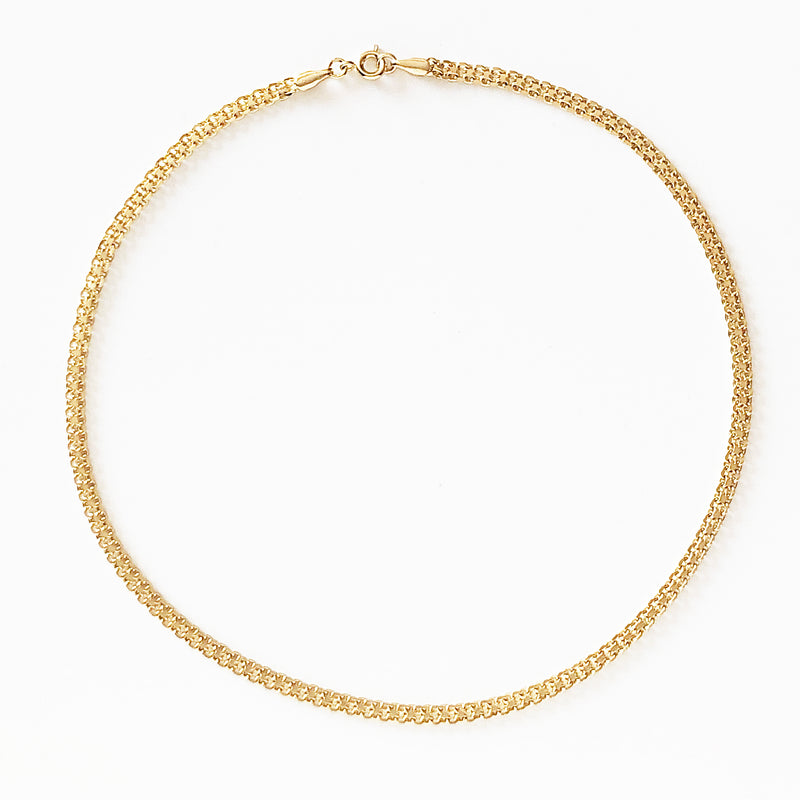 14k gold-filled multi-layer thick chain necklace